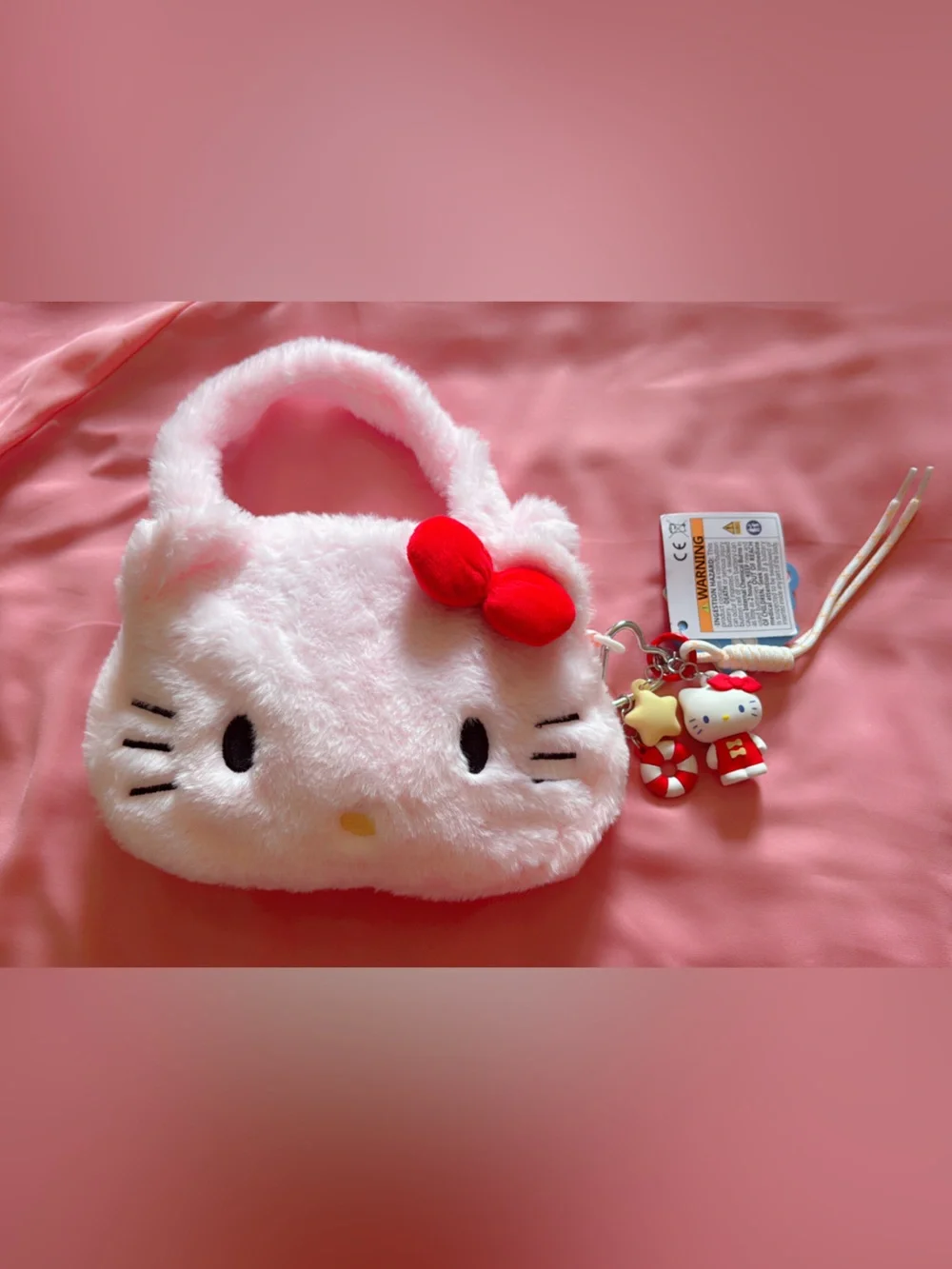 Mystery Lot + Hello Kitty Plush Bag with Sanrio/Miniso Jewelry/Accessory Lot